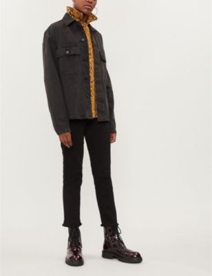Ava raw-hem skinny high-rise jeans | Selfridges