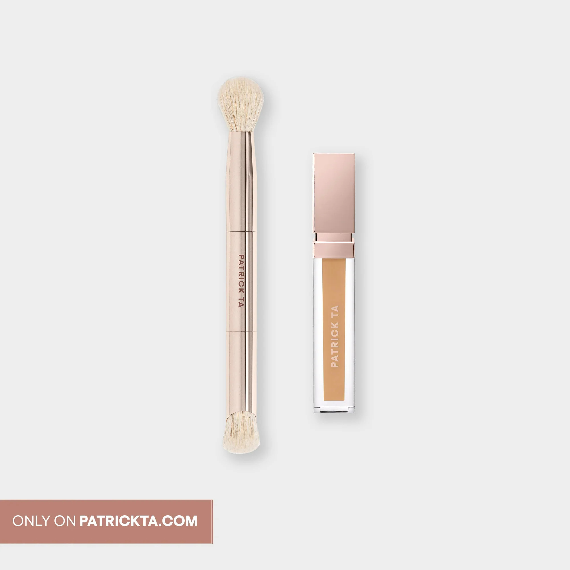 Major Skin Brightening Concealer & Dual-Ended Brush Set | Patrick Ta Beauty