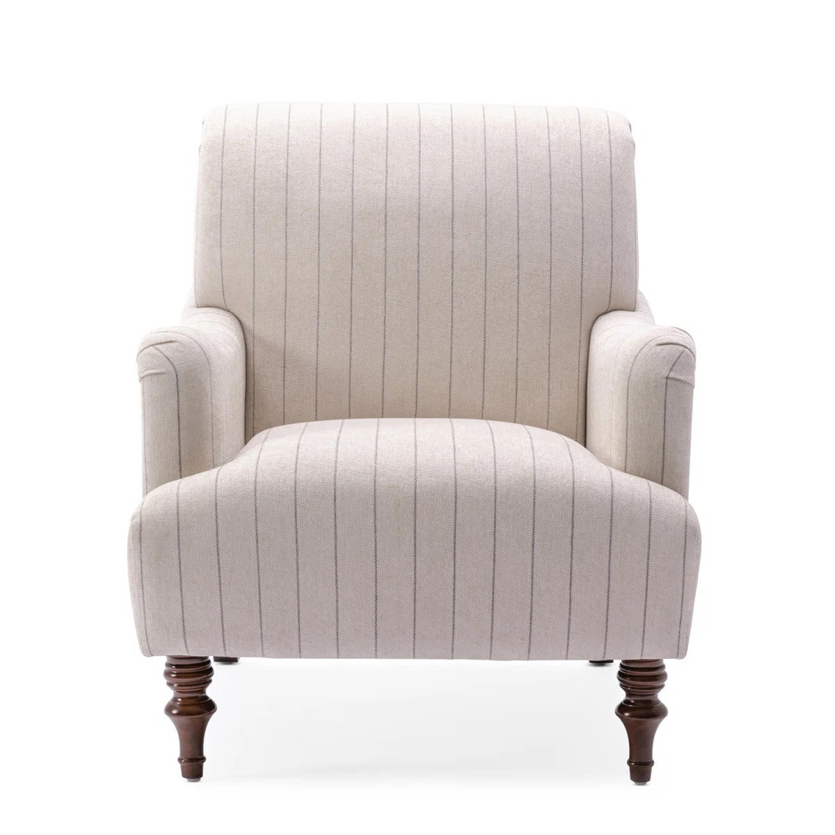 Swarttz Walnut Arm Chair with Solid Wood Frame | Wayfair North America