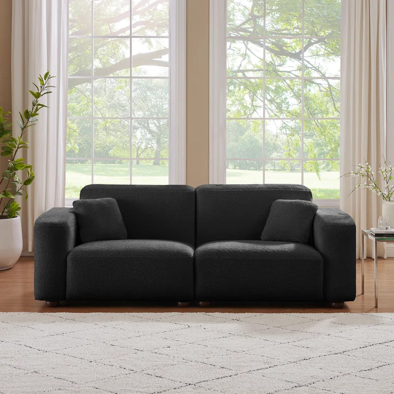 Centaur Noah 83.46" Wide 3 Seat Upholstery Sofa | Wayfair North America