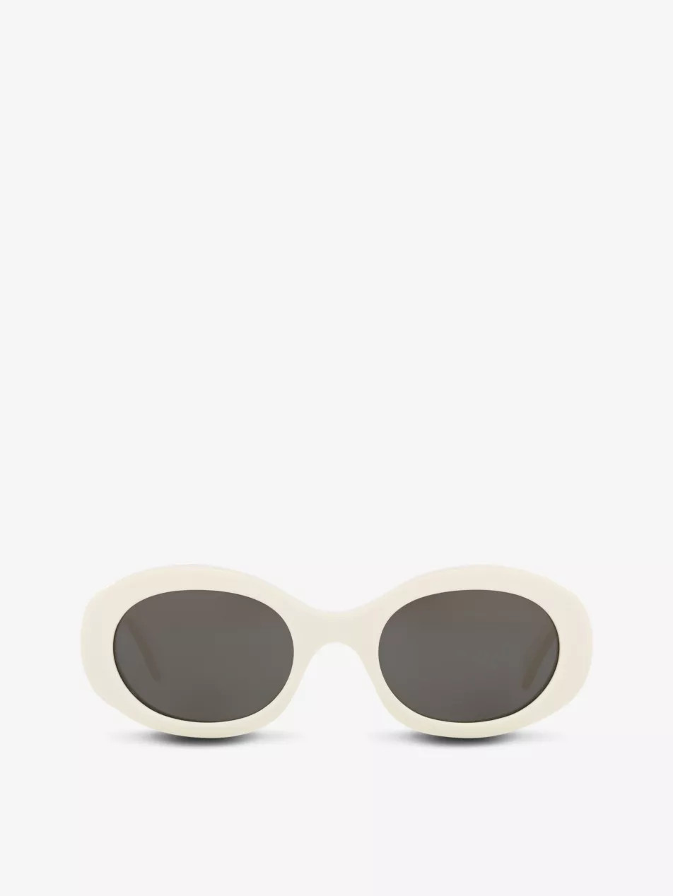 CL40194U oval-frame acetate sunglasses | Selfridges