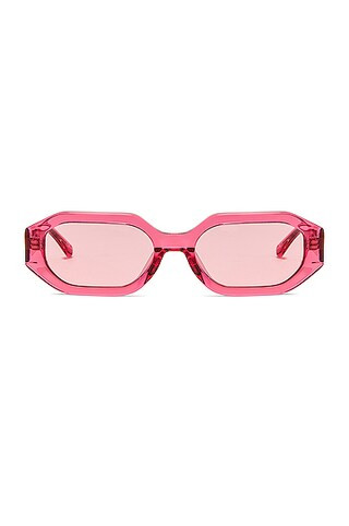 THE ATTICO Irene Sunglasses in Strawberry & Pink | FWRD | FWRD 