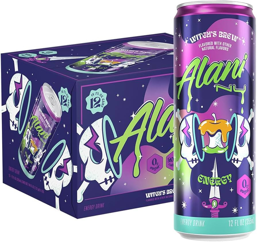 Alani Nu WITCH'S BREW Sugar Free Low Calorie Energy Drinks | 200mg Caffeine | Pre Workout Perform... | Amazon (US)
