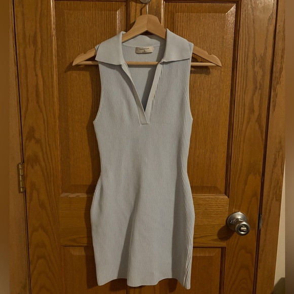 Aritzia Babaton Sculpt Knit Polo Dress | Poshmark