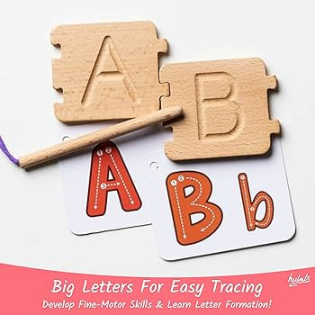Hulats Montessori Letter Tracing Alphabet Learning Toy - Learn to Write Spelling & Tracing Letter... | Amazon (US)
