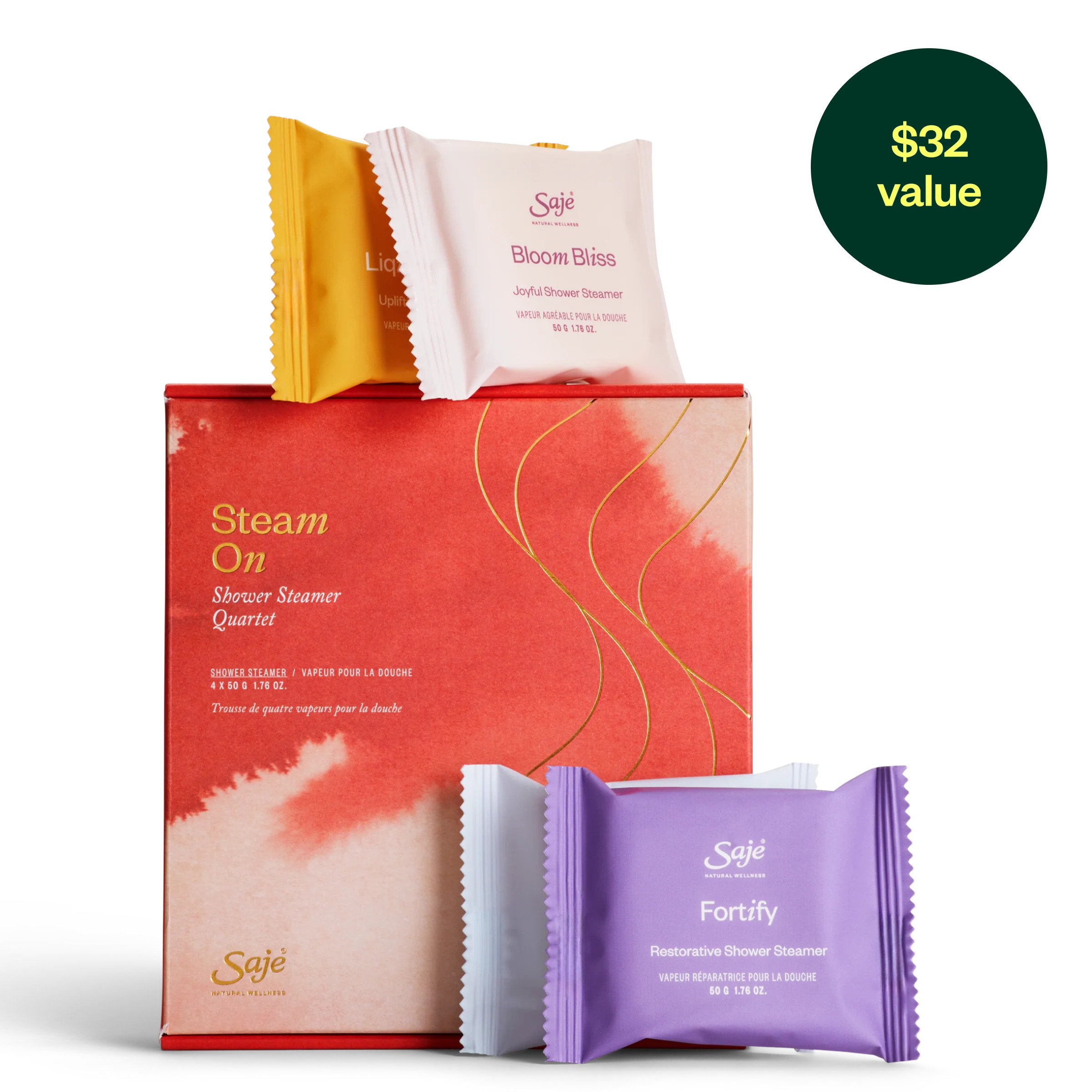 Shower Steamer Quartet | Saje Wellness