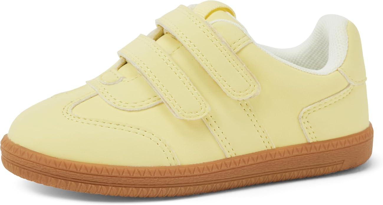 Amazon Essentials x Sofia Grainge Unisex Kids and Toddlers' Hook and Loop Sneakers with Rubber So... | Amazon (US)