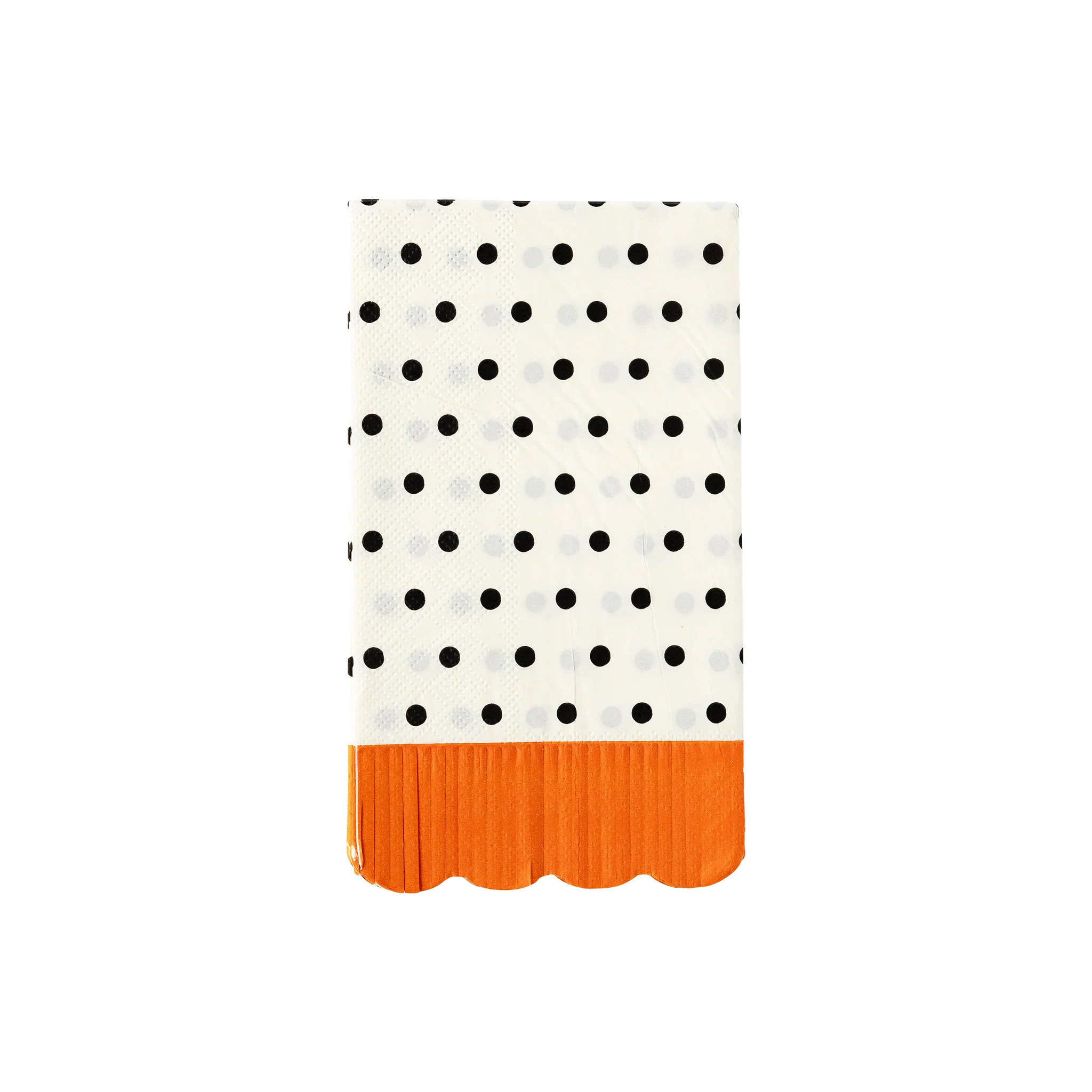 Black Polka Dot Paper Napkins | My Mind's Eye
