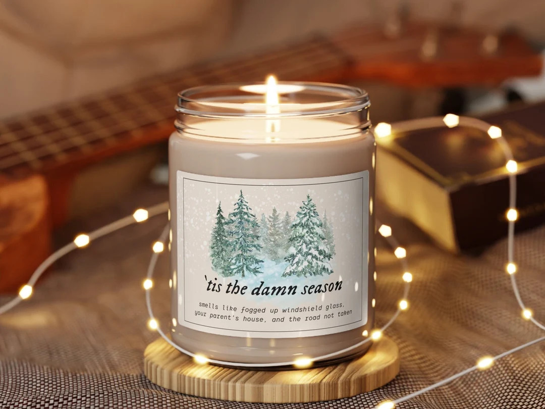 Tis the Damn Season, Christmas, Holiday, Custom Scented Candle - Etsy | Etsy (US)