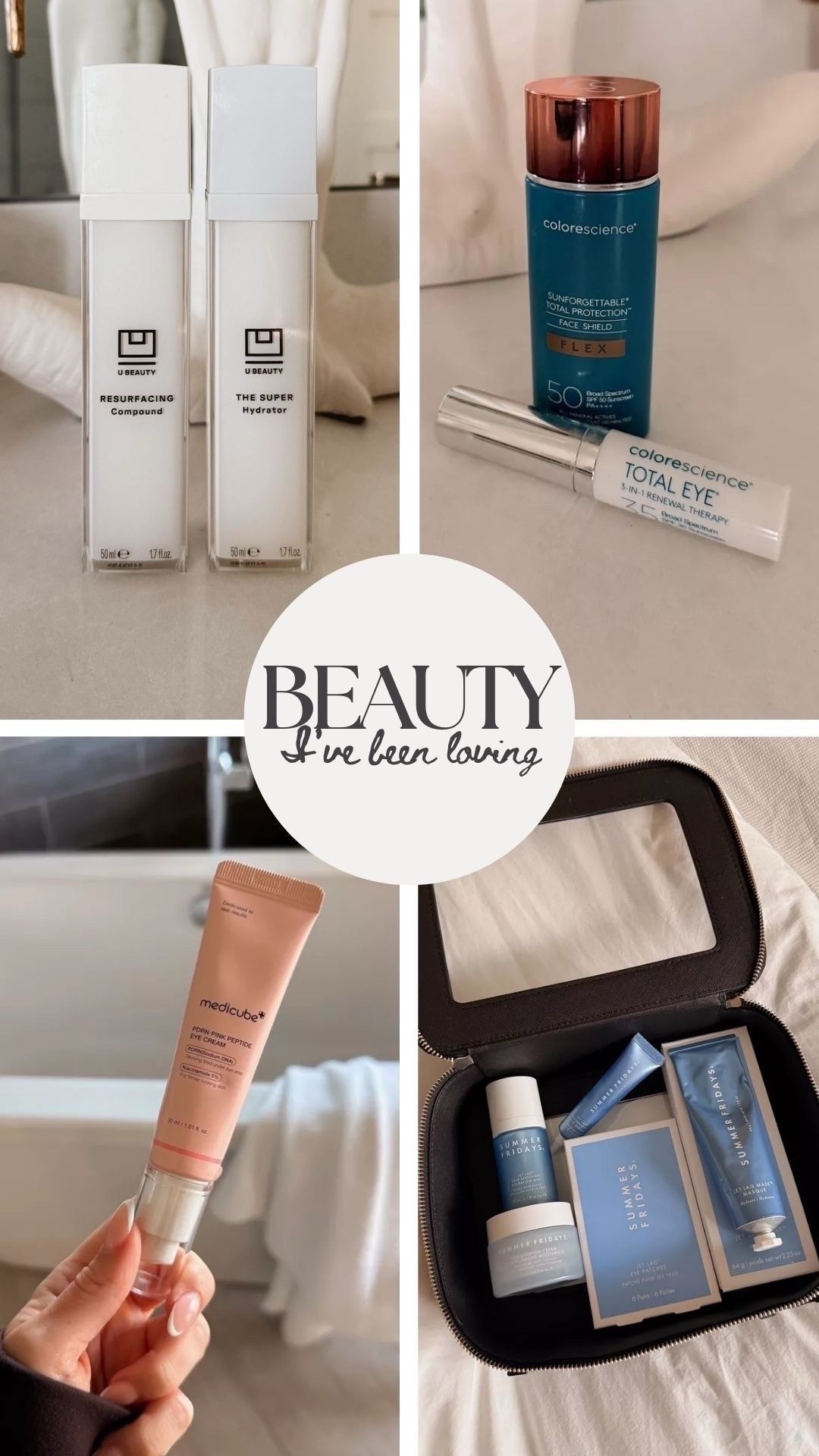 Beauty Products I've been loving 🤍

beauty finds, watchnow, skincare, finds under 100, sephora, summer fridays, amazon, nordstrom, amanda west, almostreadyblog 



#liketkit #LTKootd #LTKBeauty #LTKSeasonal