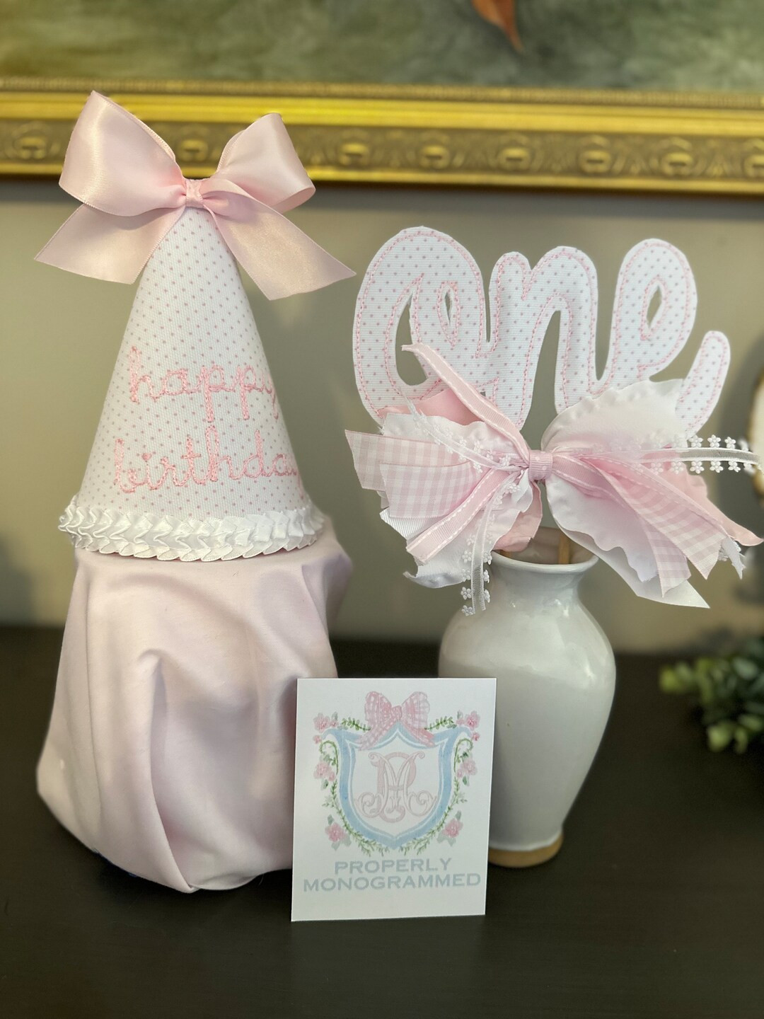 Cake Topper and Hat first Birthday / Cake Topper / ONE Cake Topper / 1st Birthday Cake Topper/ Bi... | Etsy (US)
