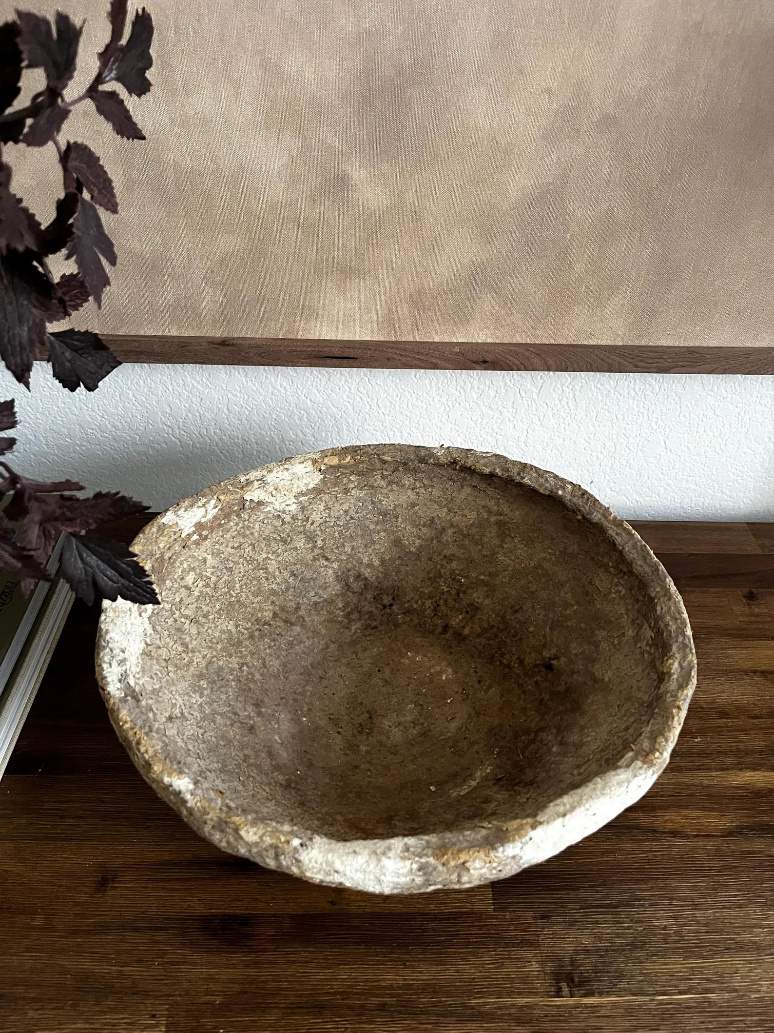 Extra Large Vintage Paper Mache Bowl | Etsy (US)