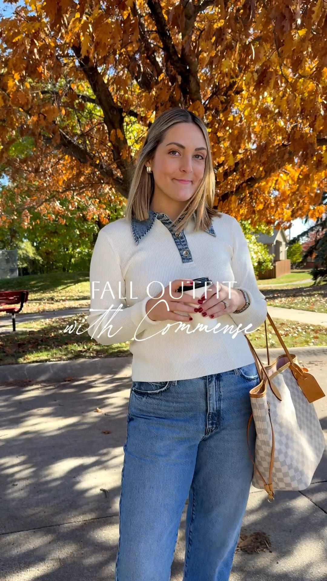 *gifted This sweater from Commense is too good not to get!  How cute is the exaggerated denim collar!?  Such a fun one! 

I sized up to a large but it's super stretchy so don't think it's necessary.  

Use code latte_12 for a discount!  

Fall sweaters, denim on denim, fall outfits 

#LTKFindsUnder100 #LTKStyleTip #LTKWorkwear