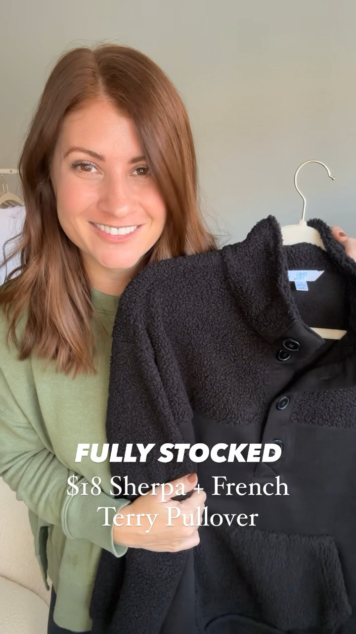 All colors are finally stocked online! This $18 sharp and French cherry pull over from Walmart is so good and perfect for cooler weather! You’re gonna want it for this fall! Size up for an oversize fit, I’m wearing a size large