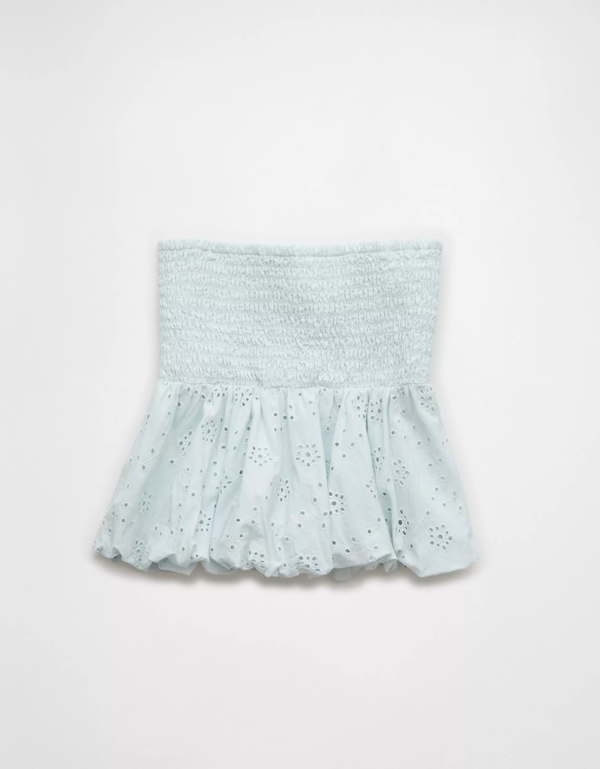 AE Eyelet Bubble Tube Top | American Eagle Outfitters (US & CA)