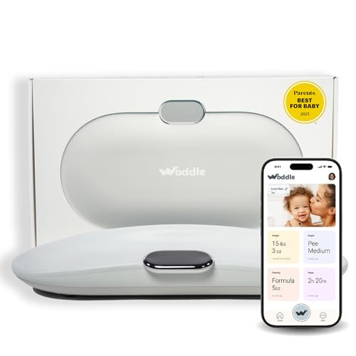 Woddle Baby Changing Pad, Baby Scale, 6 in 1 Waterproof Pad, Easy-to-Clean Changing pad, Wipeable Changing Pad with Safety Belt, Non-Slip Pad for Dresser, Easy to Clean | Amazon (US)