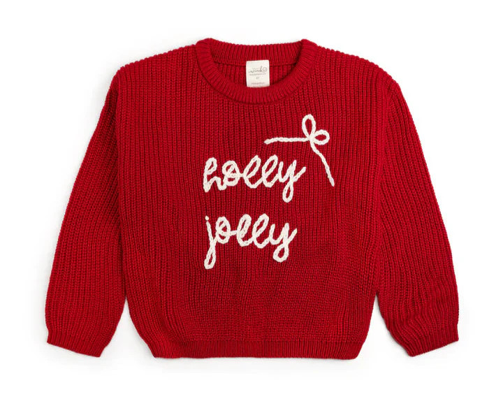 Sweet Wink Holly Jolly Bow Knit Sweater | JoJo Mommy