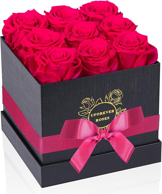 Preserved Roses in a Box Valentines Day Gifts for Her Mothers Day Roses, Flowers for Delivery Pri... | Amazon (US)