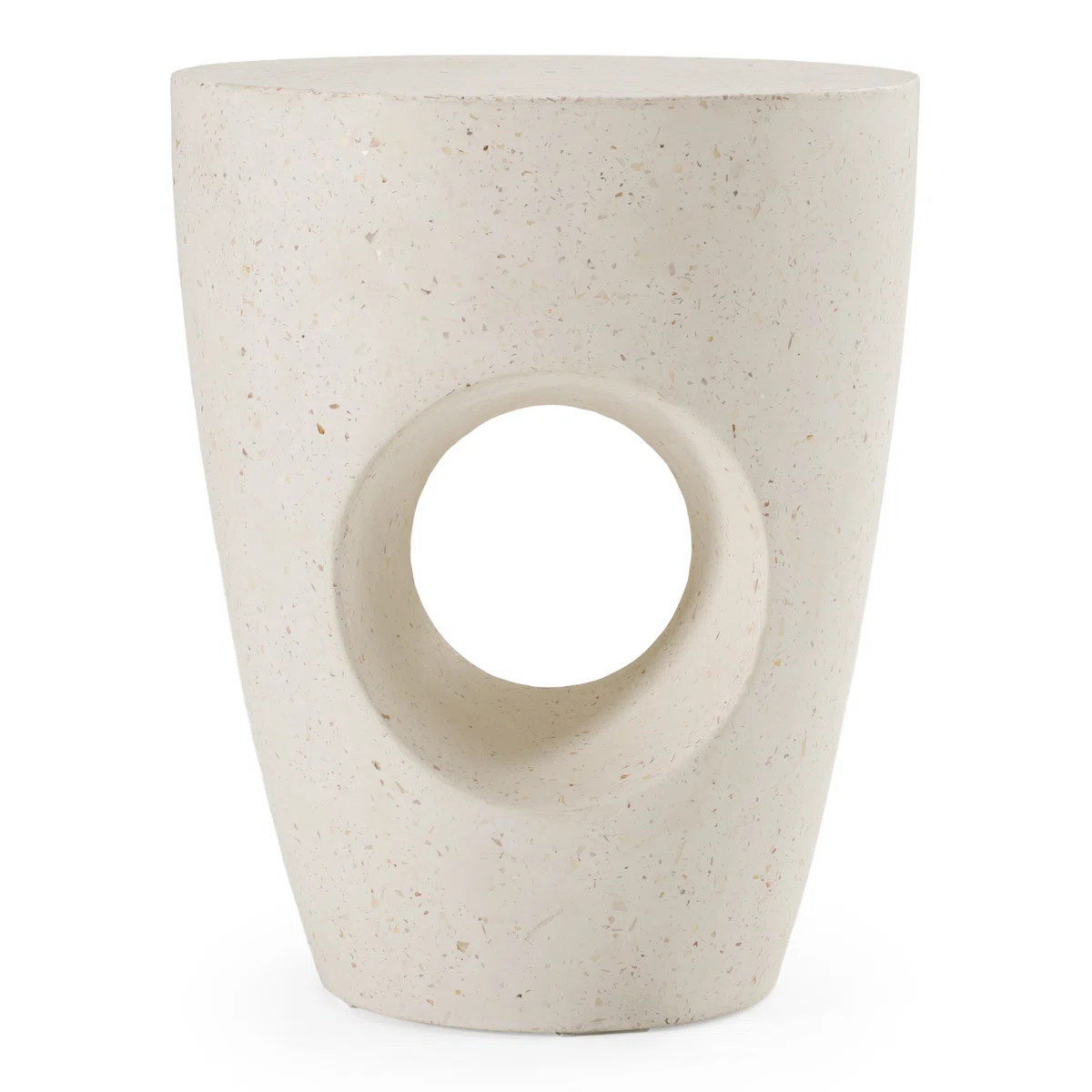 Carville - Modern Terrazzo Concrete Dining Stool | Wayfair North America