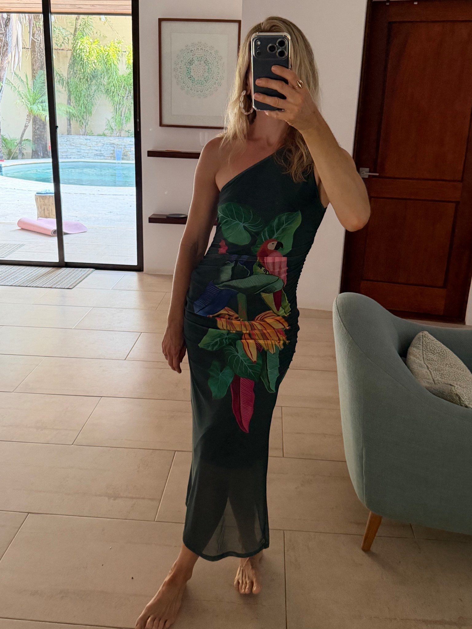 Farm Rio super breathable and comfy vacay dress 🌴