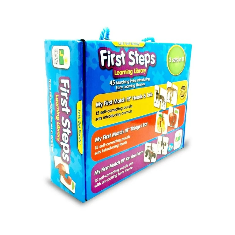 Let's Get Ready! First Steps Learning Library Collection Box [3 Sets in 1] | Walmart (US)