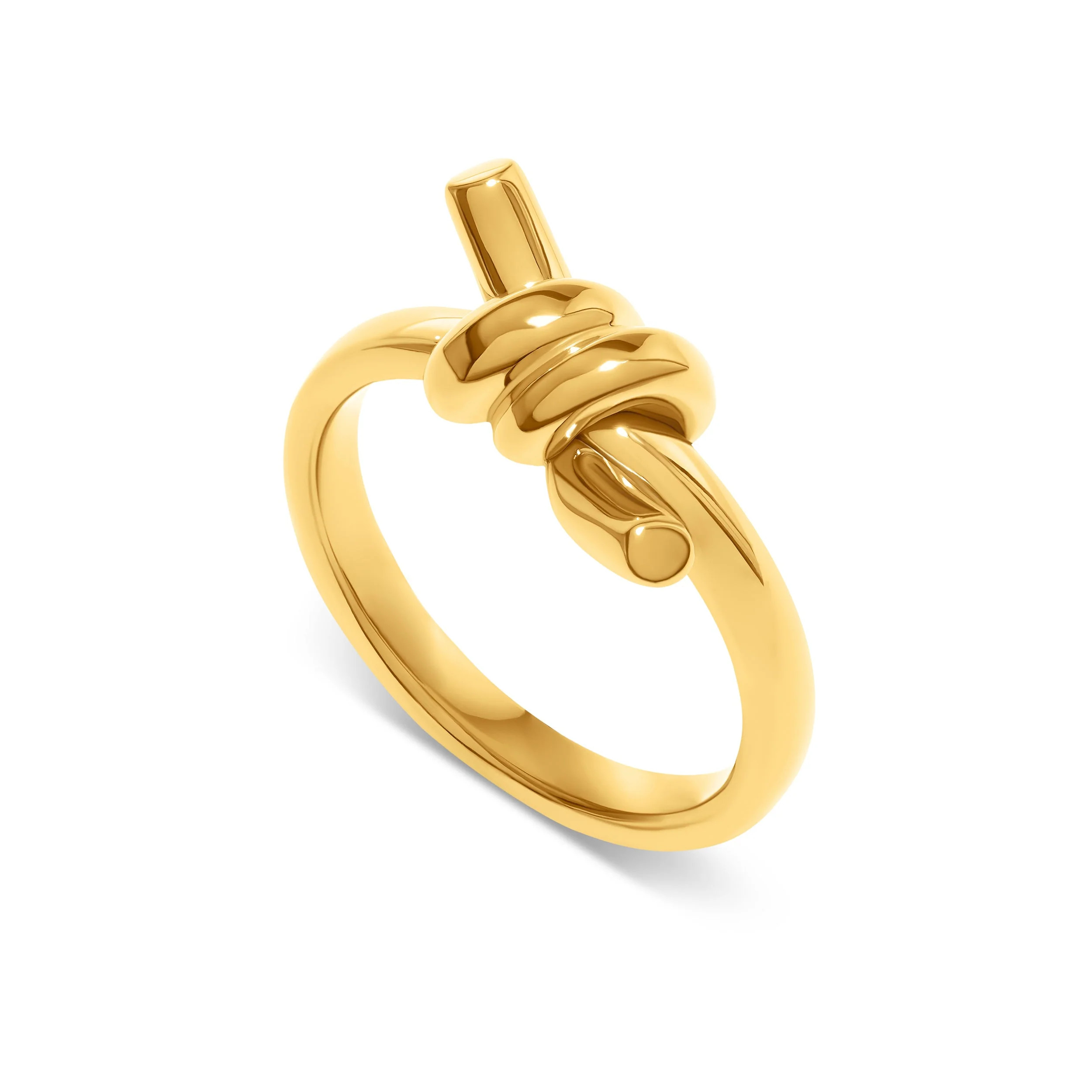 Twisted Knot Ring (Gold) | Abbott Lyon