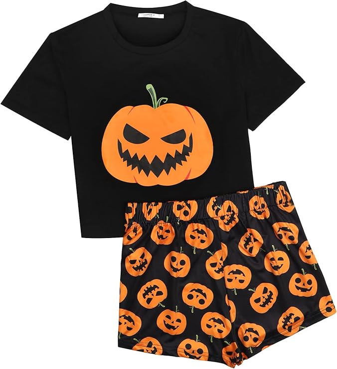 Laqeyko Cute Pajamas for Women Shorts Set Short Sleeve Tops and Shorts Pjs Sets Nightwear Sleepwe... | Amazon (US)