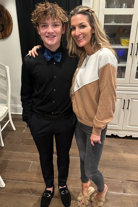 Casual and Dressy- Our high schooler had a dance while we stayed home in sweats #changeup
everyday casual
mens fashion


#LTKSpringSale #LTKkids #LTKworkwear