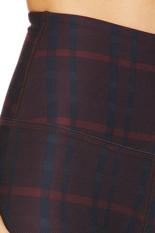 Softmark High Waisted Midi Legging in Dark Cherry Prep Plaid | Revolve Clothing (Global)