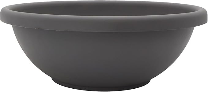 The HC Companies Shallow Planter with Drainage - Contemporary Garden Bowl Planter for Flowers, He... | Amazon (US)