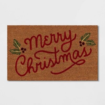1'6"x2'x6" 'Merry Christmas' Doormat - Wondershop™ | Target