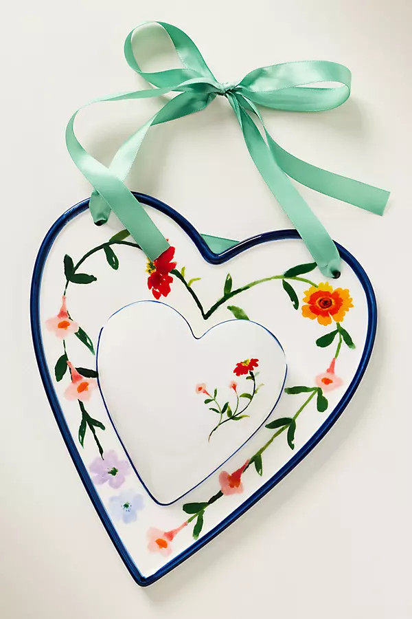 Heart Floral Wall Vase | Anthropologie (US)