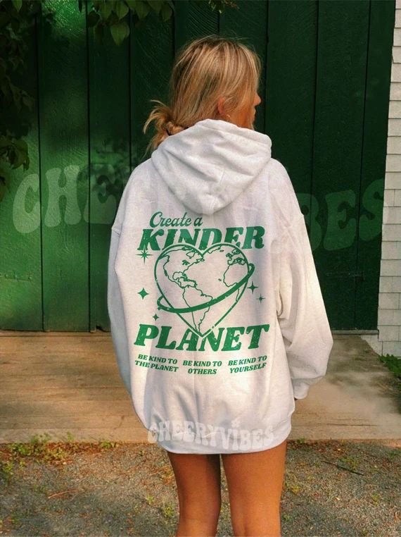 Create a Kinder Planet Hoodie - Etsy | Etsy (US)