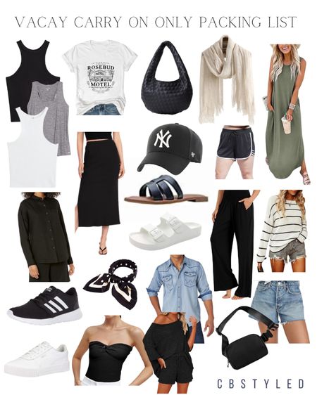 Sharing some of my vacay carry on packing list items! Vacation outfit ideas, what to pack in your carry on, carry on fashion items 

#LTKfindsunder100 #LTKstyletip #LTKtravel
