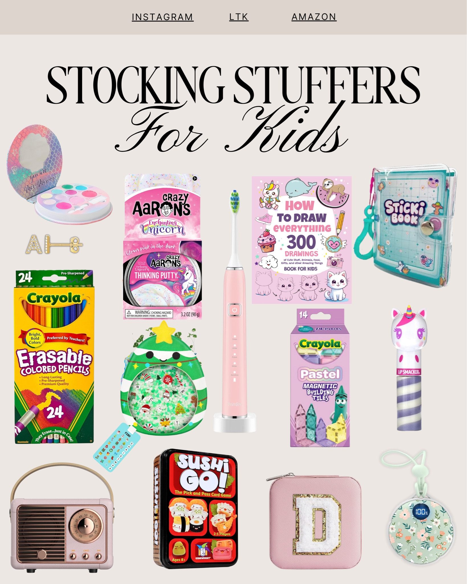 Stocking Stuffers For Kids

#LTKHoliday #LTKKids #LTKGiftGuide
