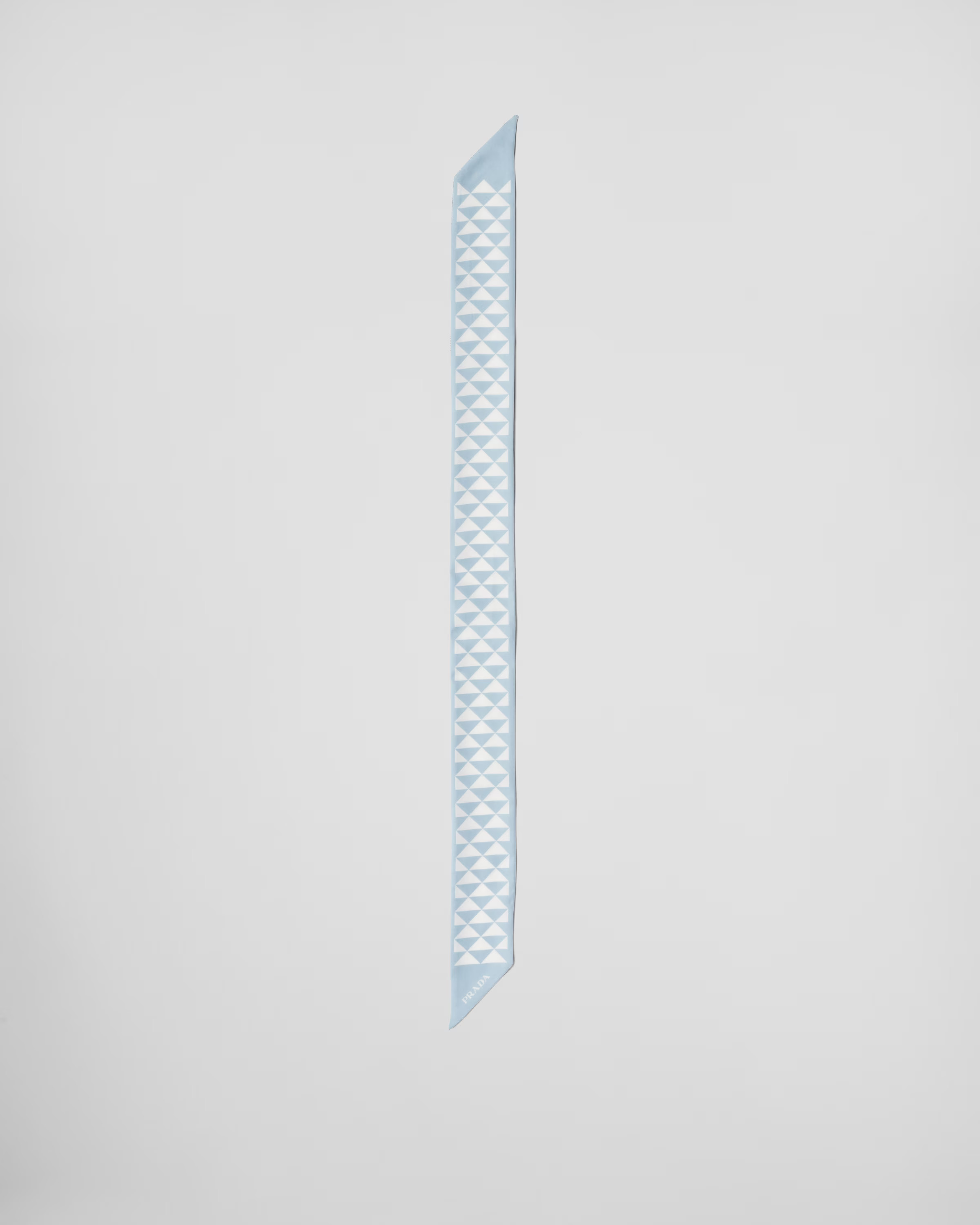 Printed silk twill scarf | Prada Spa US