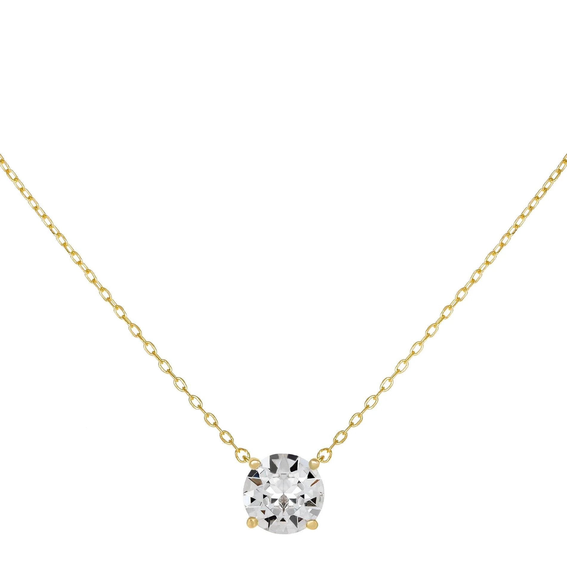 Solitaire Necklace Gold | Casual Chic Boutique