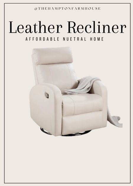 Affordable and perfect size for a small space while giving a modern look! Purchased these for our Lakehouse and love them 😍

Leather chair, rocking chair, neutral home, recliner, living room, furniture, accent chair 

#LTKstyletip #LTKfamily #LTKhome