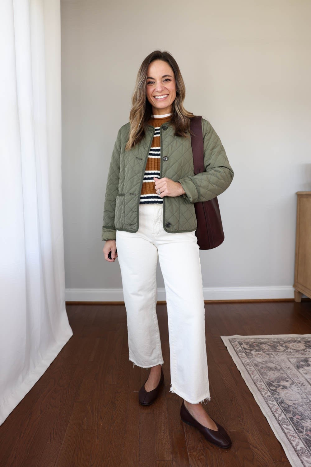 Three quilted fall jackets for petites! 

Jacket (BR Factory): petite xxs (sleeved cuffed)
Sweater (Madewell): xxs 
T-shirt (Old Navy): petite xs 
Jeans (Madewell): petite 24 
Shoes (Madewell): true to size 

Fall jackets, fall outfits, petite fashion

#LTKPetite