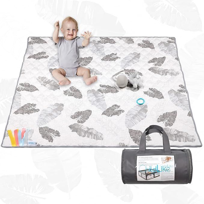 ChildLike Baby Play Mat,Play Mat for Baby,Foldable Crawling Mat for Floor,Fabric Baby Playpen Mat... | Amazon (US)