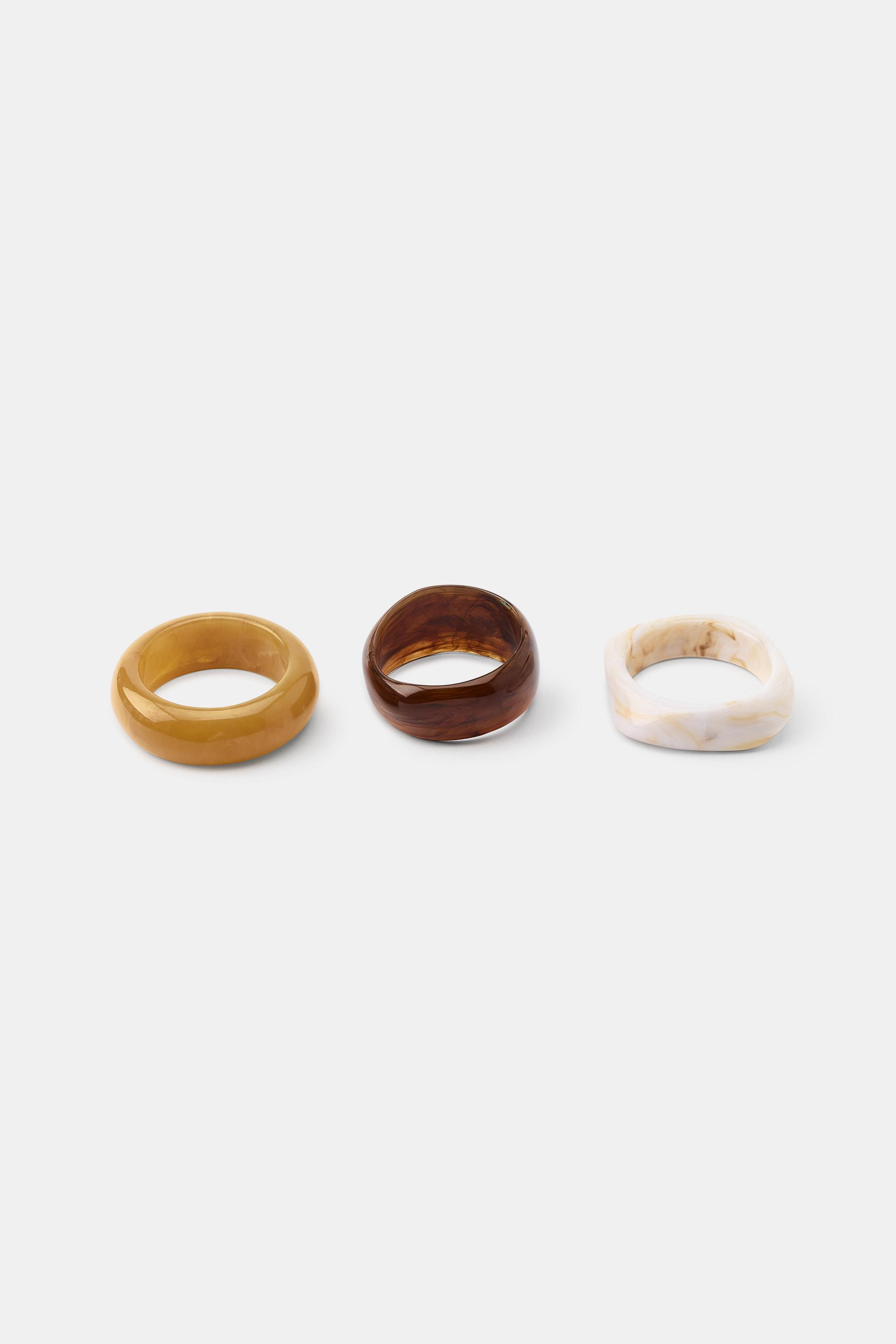PACK OF 3 RIGID RESIN BRACELETS | Zara UK