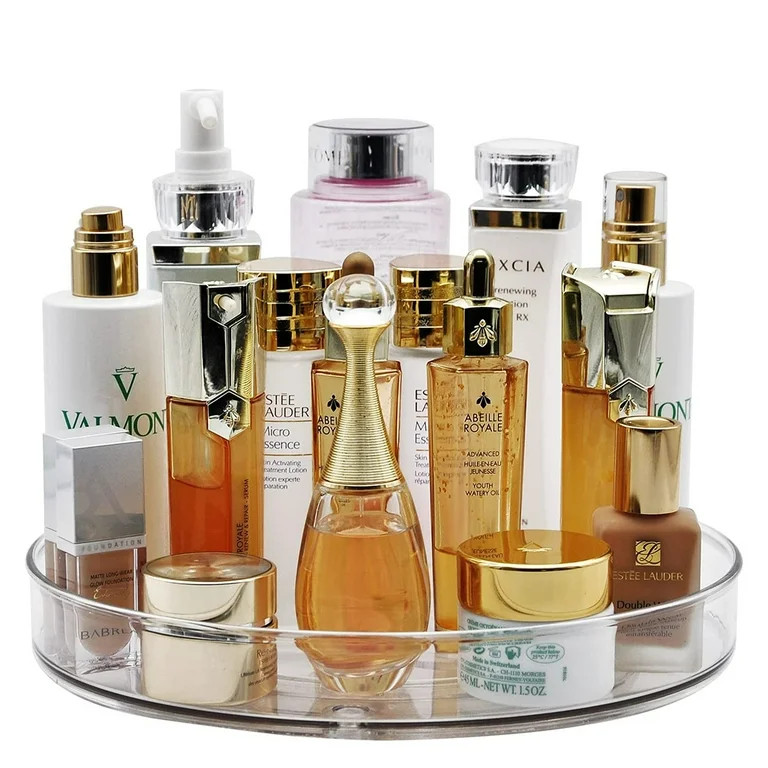 SUPTREE Clear Rotating Lazy Susan Turntable Organizer for Kitchen Cabinets Spices 10.6 inch Stora... | Walmart (US)