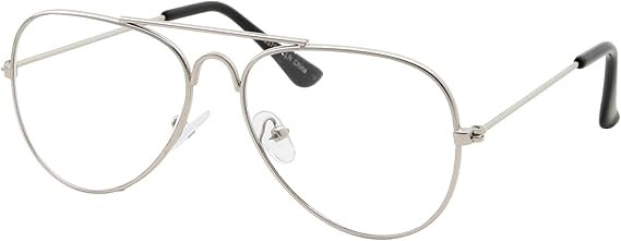 grinderPUNCH Kids Fake Aviator Eye Glasses Clear Lens Children's Non Prescription (Age 3-10) | Amazon (US)