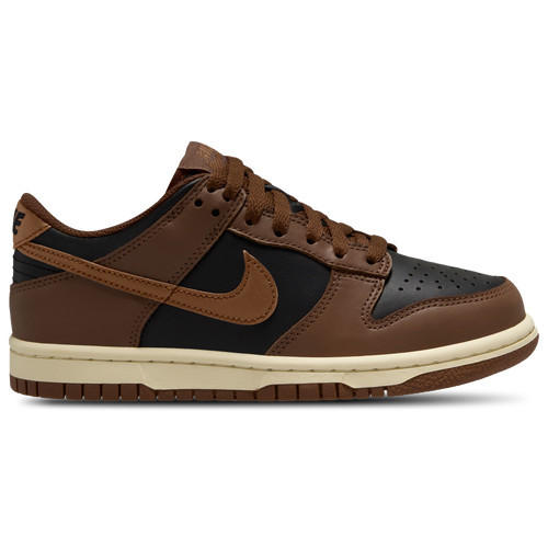 Nike Boys Nike Dunk Low - Boys' Grade School Shoes Black/British Tan Size 04.5 | Foot Locker (US)