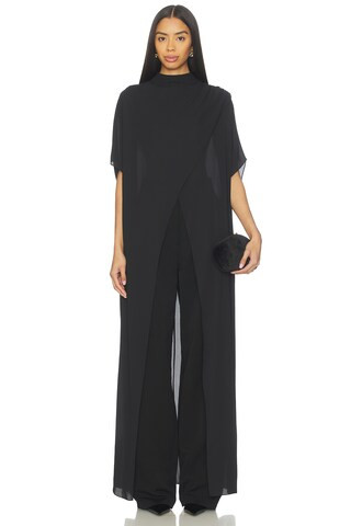 Lapointe Mock Neck Maxi Top in Black from Revolve.com | Revolve Clothing (Global)
