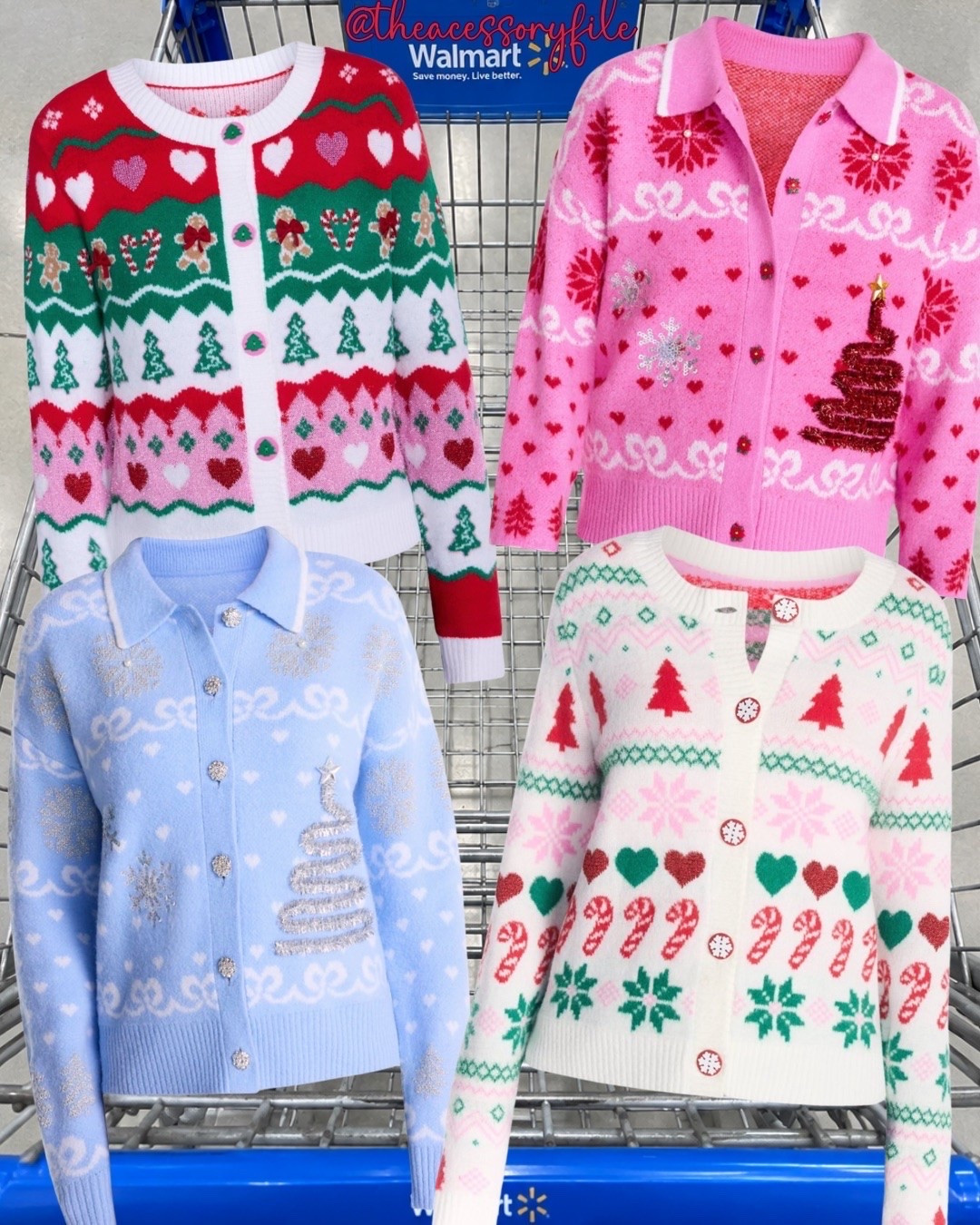 Adorable new holiday cardigans! 

@Walmart Walmart finds, Walmart style, Walmart fashion, Walmart deals, Christmas sweater, winter outfit, winter fashion, winter style

#LTKootd #LTKSeasonal
