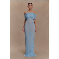 Brynn Orchid Knit Maxi Dress - Baby Blue I MESHKI I Size S | MESHKI US