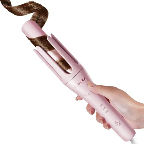 TSUYAGLA Automatic Curling Iron,1 1/4 Hair Curler with 3 Temperatures, 10S Fast Heating, 2-Way Rotation, 30 Min Auto Shut-Off, 500 Million Ionic, Anti-Scald-Tangle for Long Hair | Amazon (US)