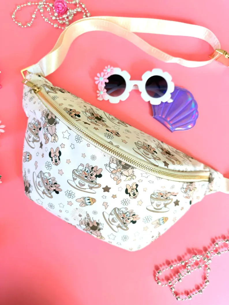 Magical Besties Jumbo Fanny Pack Belt Bag - Theme Park Inspired - Neutral Adult Belt Bag - Teacup... | Etsy (US)