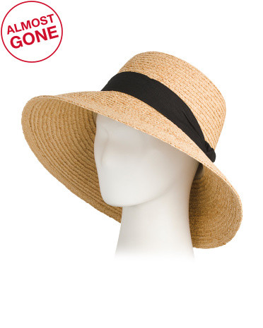 Raffia Ribbon Bucket Hat | TJ Maxx
